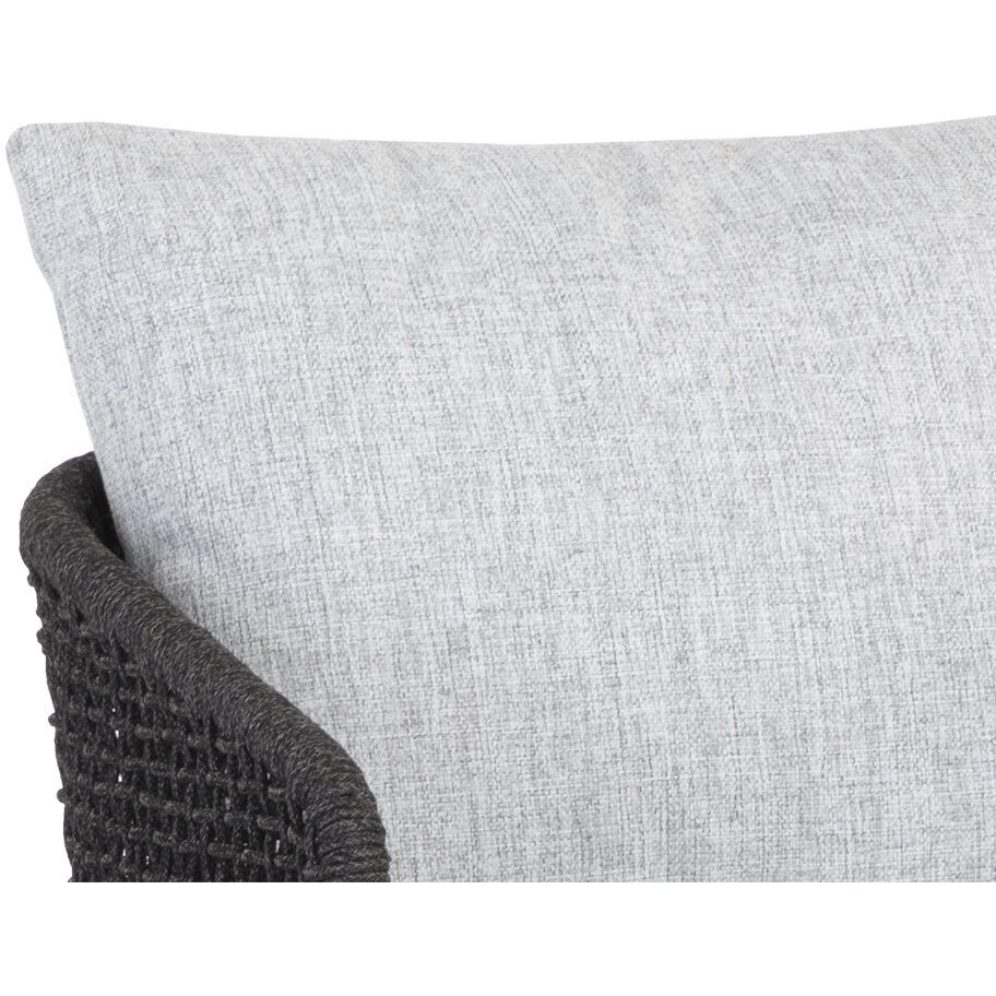 Capri 38 inch Smoke Grey / Copacabana Marble Outdoor Counter Stool